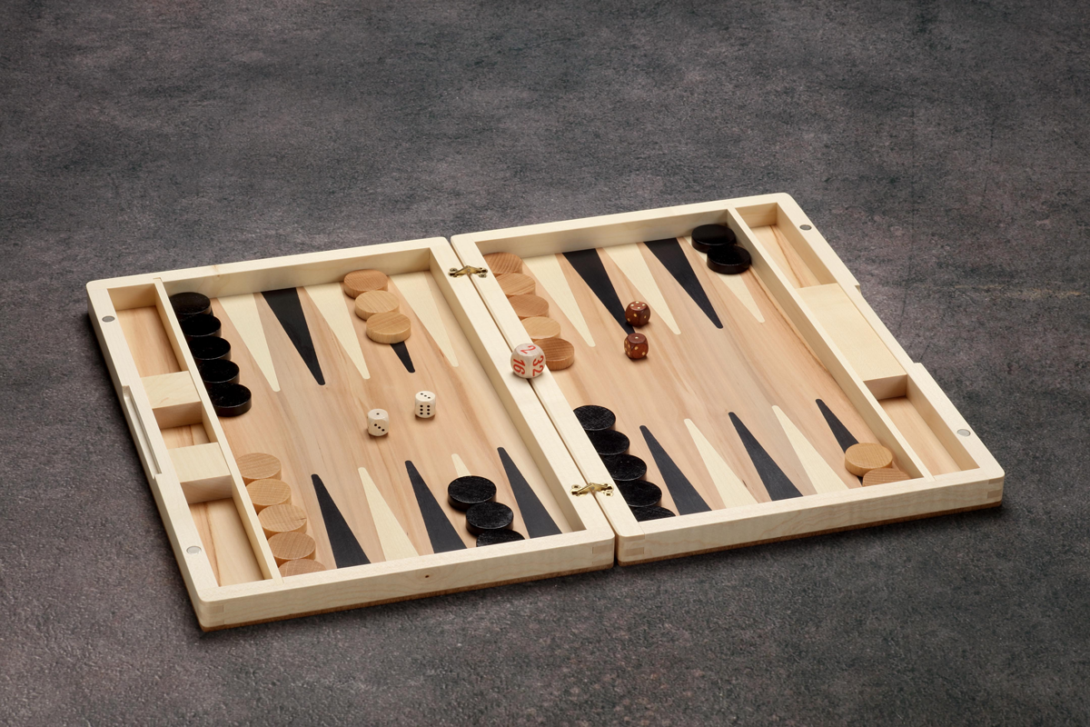 Backgammonkoffer in Tineo Apfel