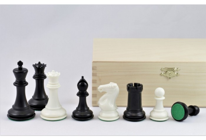 Schachfiguren 'Royal Staunton', Kunststoff Königshöhe 95 mm