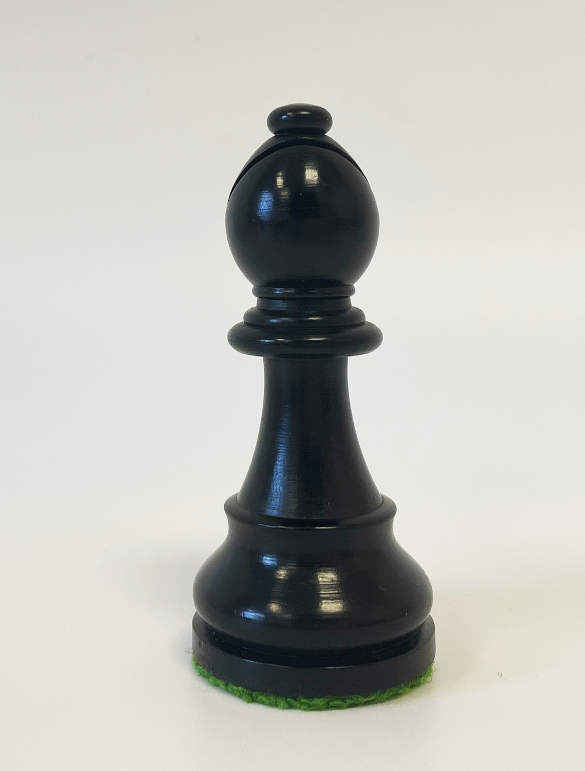 Einzel-Schachfigur Staunton Läufer aus Holz, schwarz