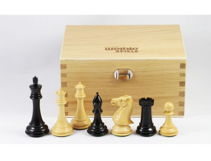 Top-Tournament-exklusive-Schachfiguren-Koenigshoehe-102-mm-schoener-handgeschnitzter-Springer