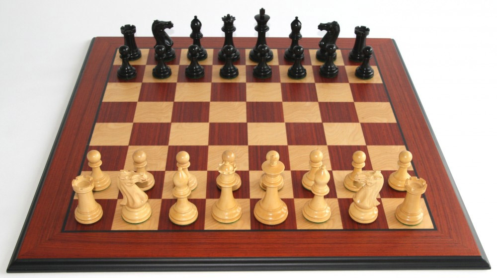 Schach-Set Black Vidicator Top