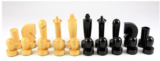 Design-Schachfiguren: Timeless Black Classic