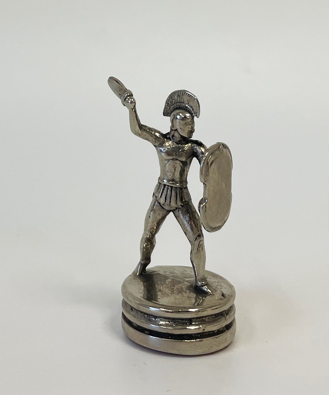 Einzel Figur Griechische-Römische Ritter aus Metall, Dekorativ
