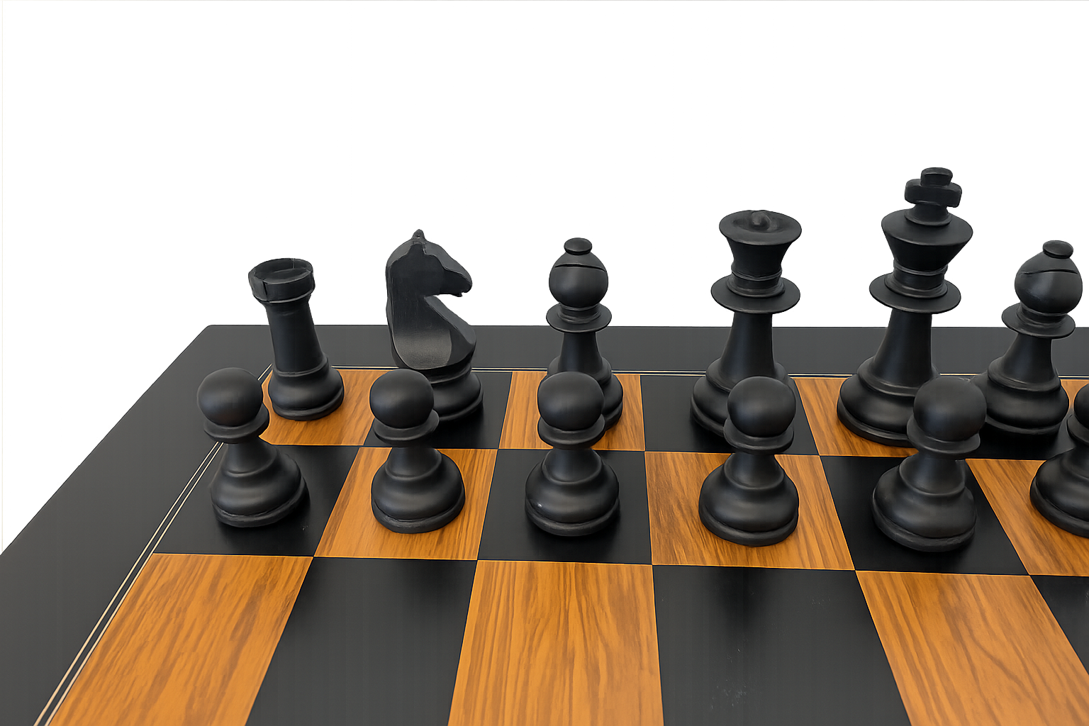 Schach Set Top Class, Olivenholz und Buchsbaum Königshöhe 95 mm