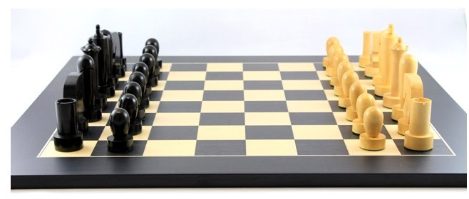Schachfiguren und Schachbrett: Schach-Set Timeless Black Classic, Abbildung