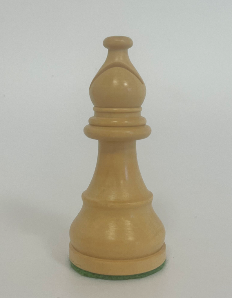 Einzel-Schachfigur Staunton Läufer aus Buchsbaum