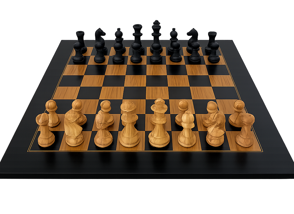 Schach Set Top Class, Olivenholz und Buchsbaum Königshöhe 95 mm