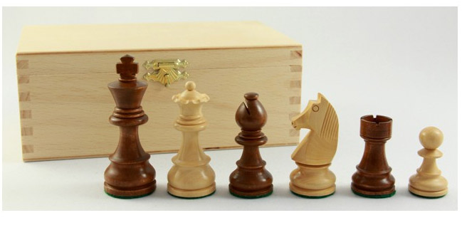 Schachfiguren Buchekassette Balance70