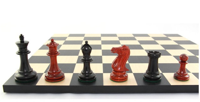 Schach-Set Monocrat Modern, mit Schachfiguren und Schachbrett