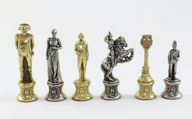 Zink-Schachfiguren-Napoleon Zink-Figuren Napoleon