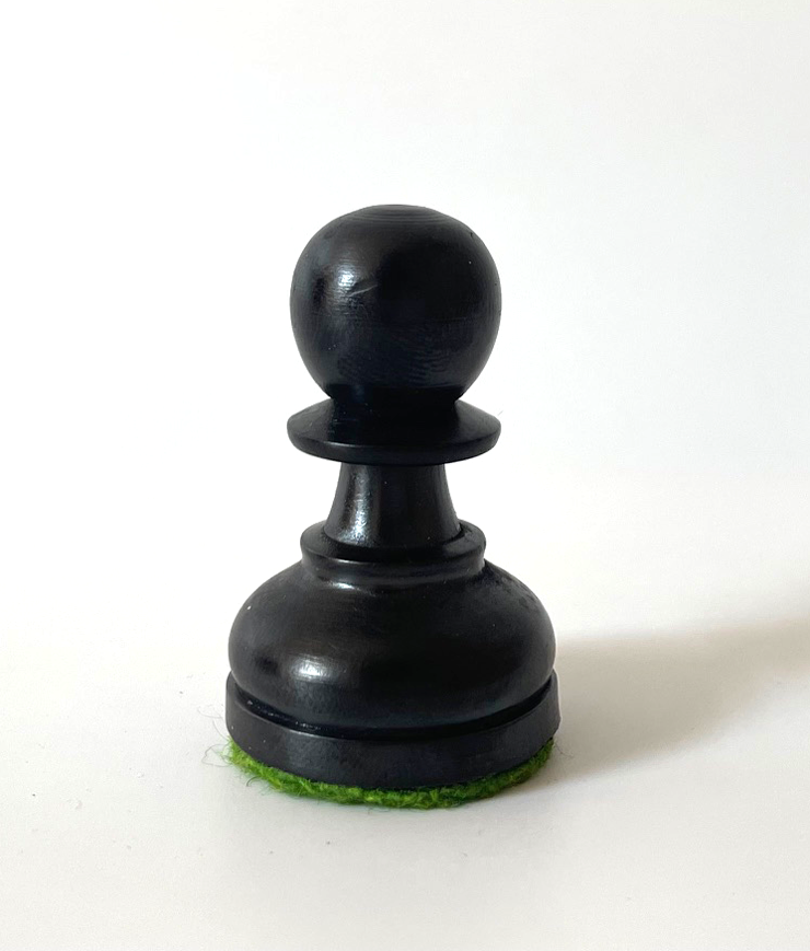 Einzel-Schachfigur Bauer schwarz