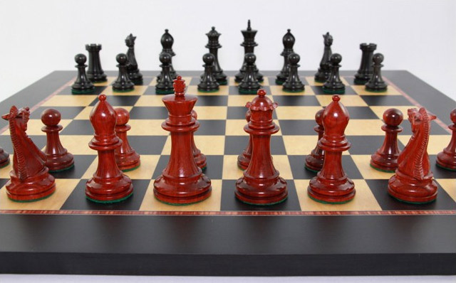 Schach-Set Monocrat Royale