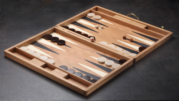 Hersteller-Abbildung des Produkts: Backgammon Koffer in Kirsche, groß 46x31 cm