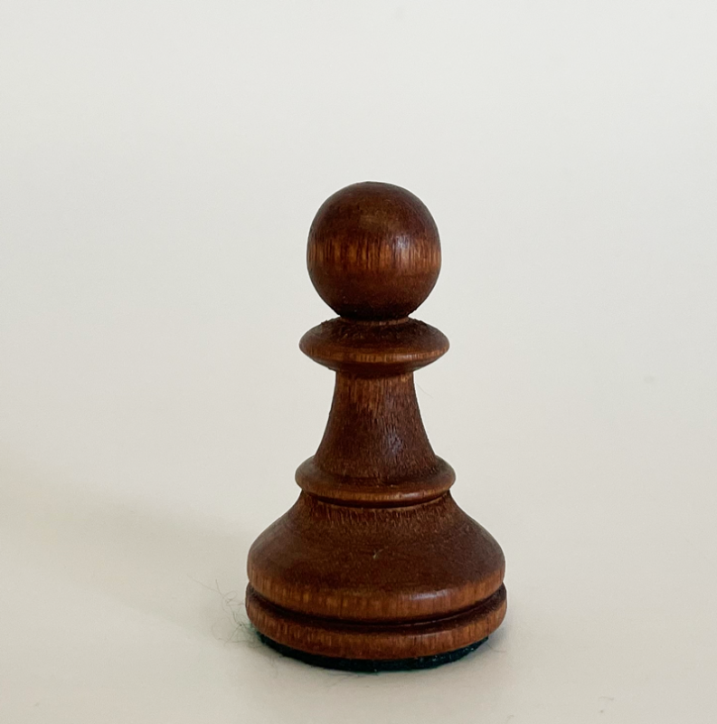 Hersteller-Abbildung des Produkts: Einzel Schach-Bauer aus Holz, braun