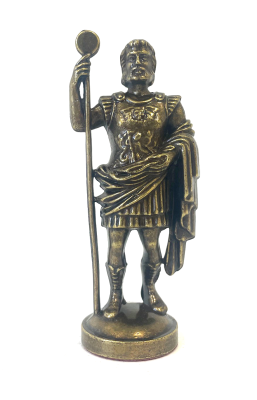 Hersteller-Abbildung des Produkts: Einzel-Figur König Griechische-Römische Mythologie aus Metall, Dekorativ 