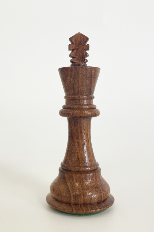 Hersteller-Abbildung des Produkts: Schach-König aus Holz, braun