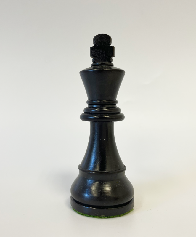 Hersteller-Abbildung des Produkts: Einzel-Schachfigur Staunton König in schwarz